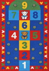 Anaokulu sınıf halısı (Seksek Halı 100x150 cm)