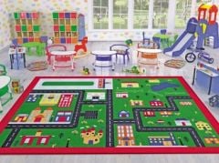 Kreş halısı (Yaşam şehrimiz halı 140x190 cm)