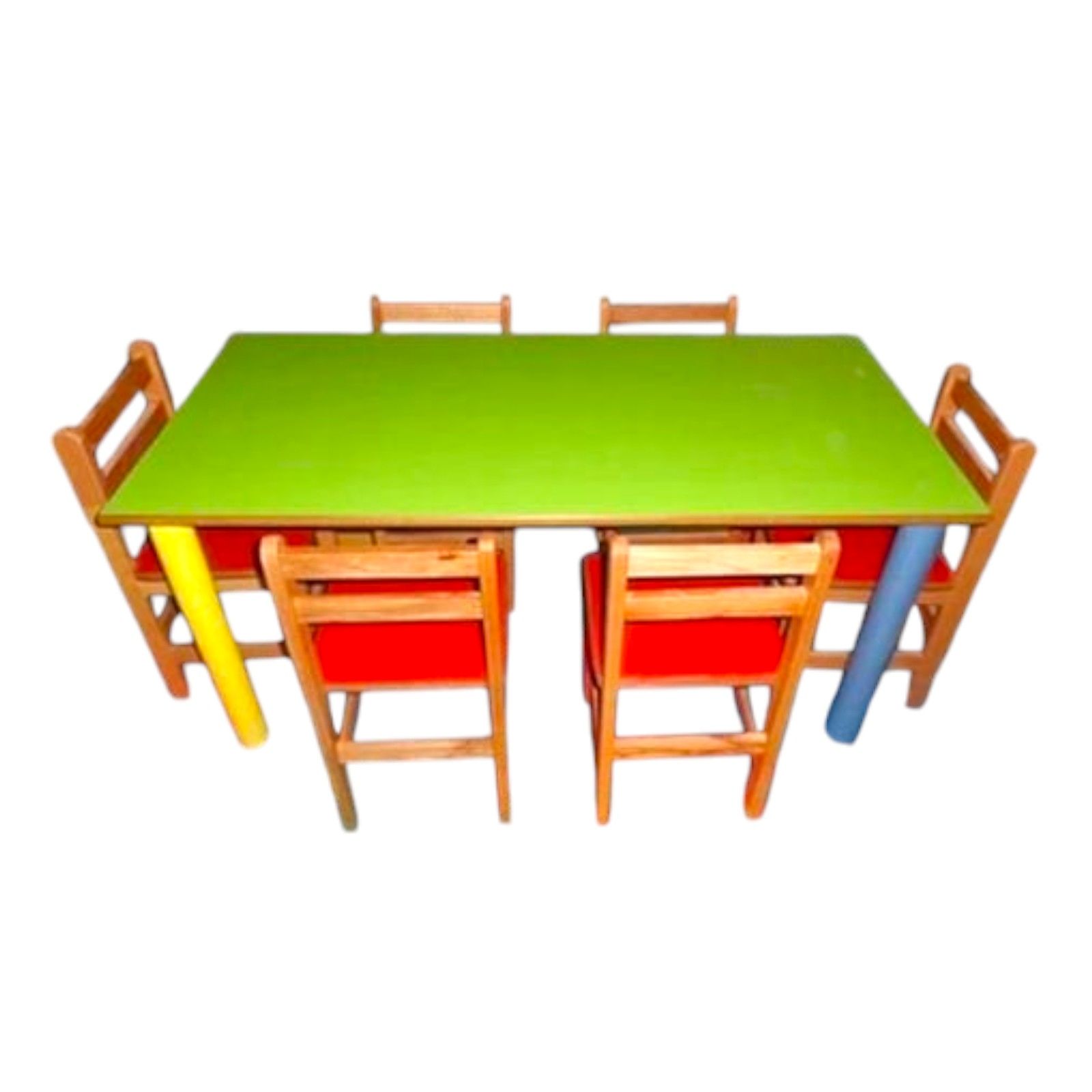 1 Mdf Masa ve 6 Mdf Sandalye