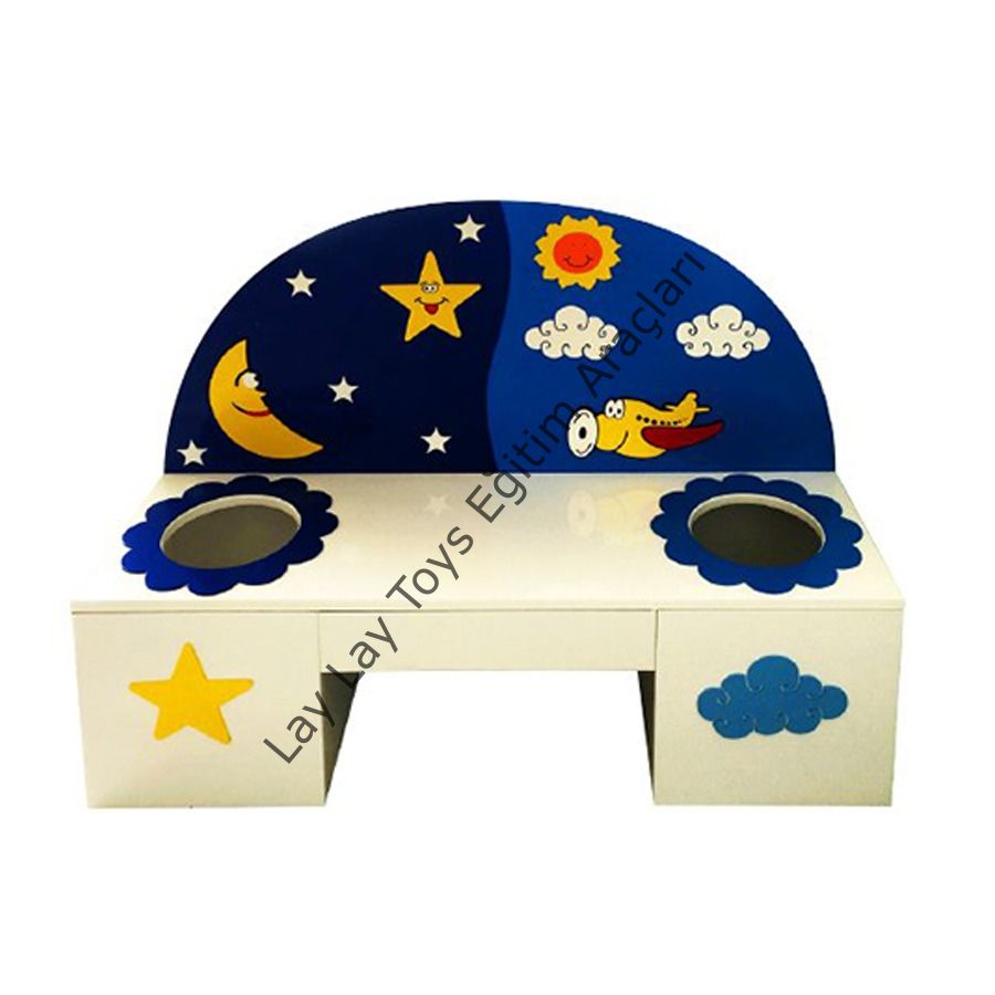 Gökyüzü Figürlü Galoşluk